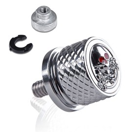 Sresk Motorcycle Fender Rear Seat Bolt Screw Nut Kit 1/4"-20 Thread for Harley Softail Dyna Fatbob Sportster CVO Touring Electra Glide Street Glide1996-2025(Chrome 04)