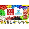 Brick Loot 1,000 Building Blocks Plus 70 Free Pieces –