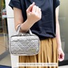 At First AF8338 Makeup Pouch, Cosmetics Bag with Brush Holder,