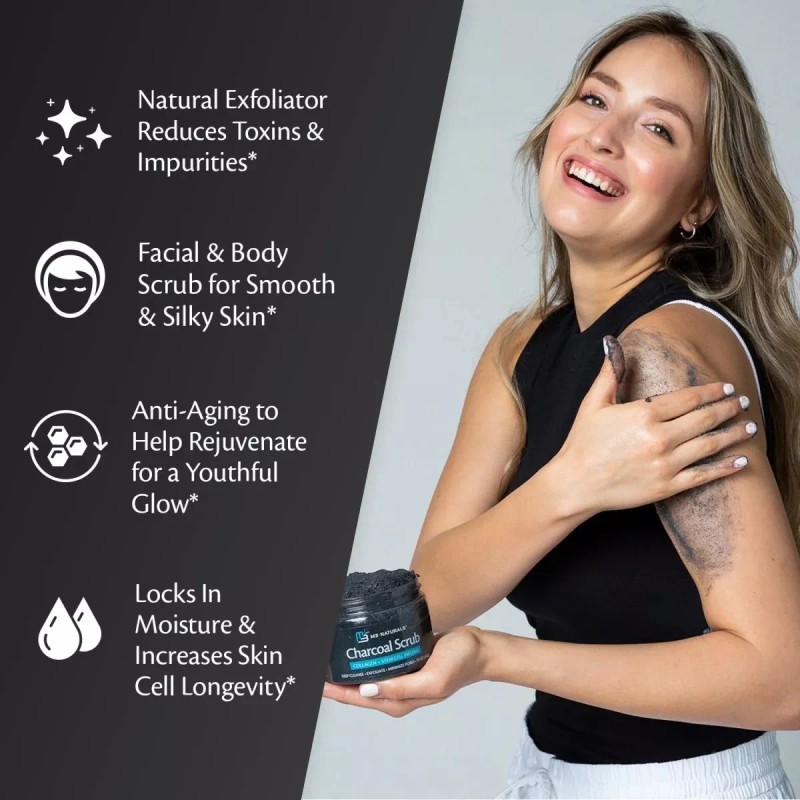 M3 Naturals M3 Naturals Exfoliante Corporal De Carbón 340g