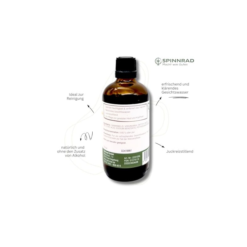 Spinnrad Witch Hazel Water 100 ml