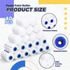 Nuenen 40 Pcs 2 Inch Foam Paint Rollers Mini Paint