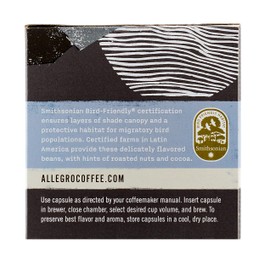 Allegro Coffee Organic Early Bird Blend Coffee Capsules, 3.8 oz, 10 ct