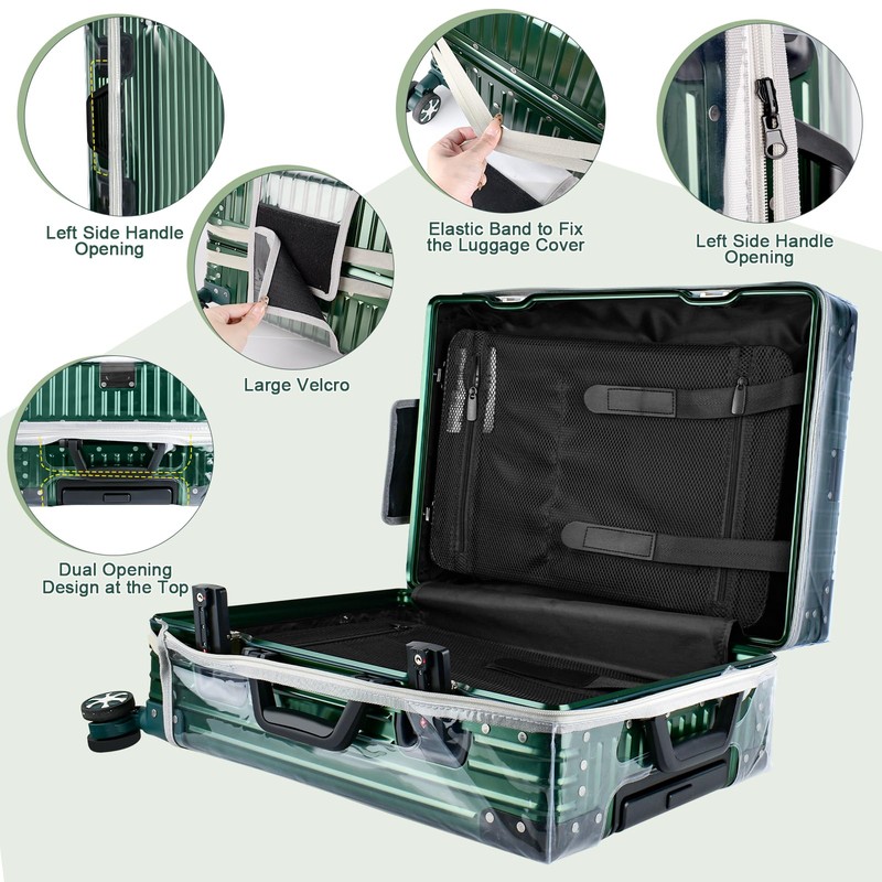 Transparent Suitcase Cover Set PVC Suitcase Cover Waterproof Suitcase Cover