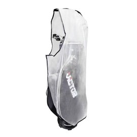 Scott Edward Golf Bag Rain Cover, Transparent Waterproof PVC Golf Bag Clear Rain Cover Protection Cover for Golf Push Carts, Anti-dust Club Bags Raincoat for Golfer