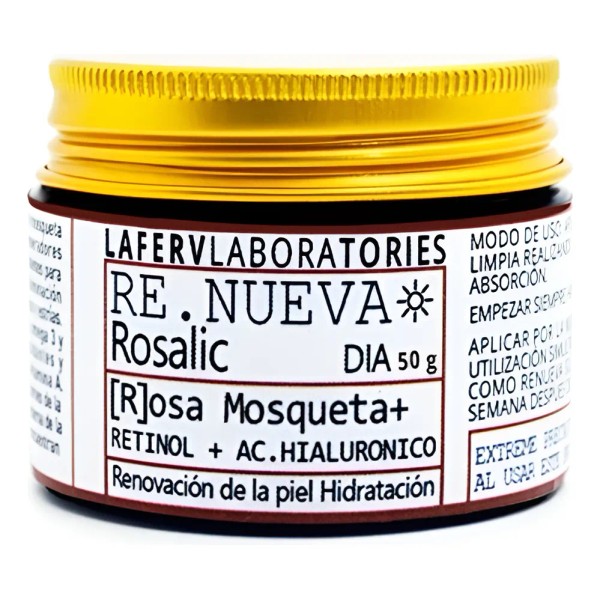 Crema Rosa Mosqueta Retinol Hialuronico Nutritiva Dia Fps90