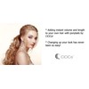 CiCiCa –“PT02”, Ponytail Hair Extensions, 30" Long Straight Ponytails, Bleach