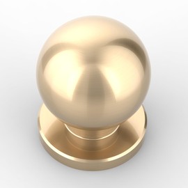 Coinkoly 12 Pack Brushed Gold Kitchen 3/4Inch(19mm) Cabinet Knobs Single Hole Dresser Knobs Cabinet Door Handles and Pulls Knobs for Cabinets and Drawers Kitchen Cabinet Hardware