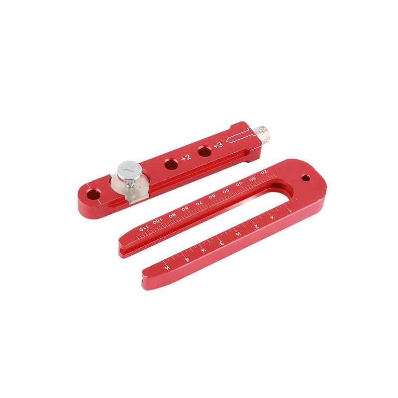 165mm Aluminum Alloy Woodworking Scribing Ruler Adjustable Metal Circle Drawing