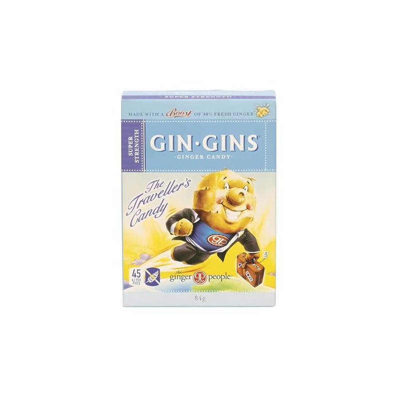 The Ginger People Gin Gins Ginger Super Strength Candy 84