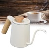 Stainless Steel Handle Drip Coffee Pot Long Gooseneck Spout Drip