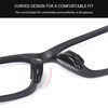 SooGree 16 Pairs Eyeglasses Silicone Nose Pads,Anti-Slip Adhesive Contoured Soft