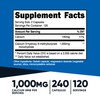 Nutricost HMB (Beta-Hydroxy Beta-Methylbutyrate) 1000mg (240 Capsules) - 500mg Per