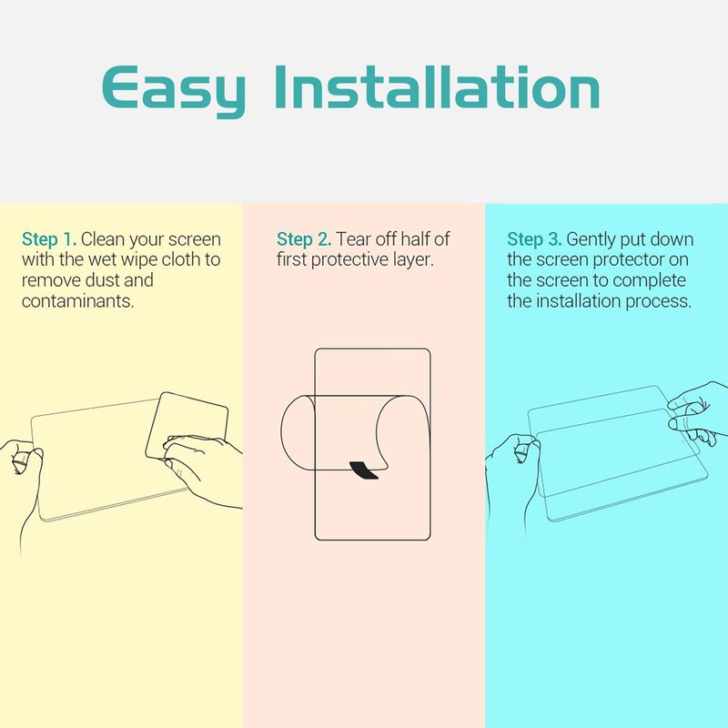 Transwon (for Vortex ZTAB10) 2PCS Tempered Glass Screen Protector for