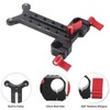 Long Lens Support Height Adjustable 15mm Rod Hole Aluminum Alloy