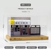 Leauktcnly 1/32 LED Takumi Background Acrylic Car Model Display Case