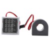 Current Signal Indicator Universal 3‑Display Square Lamp Light 60~500V AC