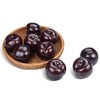 Lorigun 9pcs Artificial Lifelike Simulation Black Plum Fake Fruits Photography