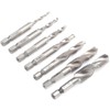 7Pcs Tap Set 1/4 Hex Shank Metric Drilling and Tapping