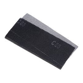 uxcell 10pcs Mesh Sanding Sheets 80 Grits 4-1/2-inch x 11-inch Mesh Sandpaper Pad for Wood Wall Repair, Dust-Free Wet/Dry Polish