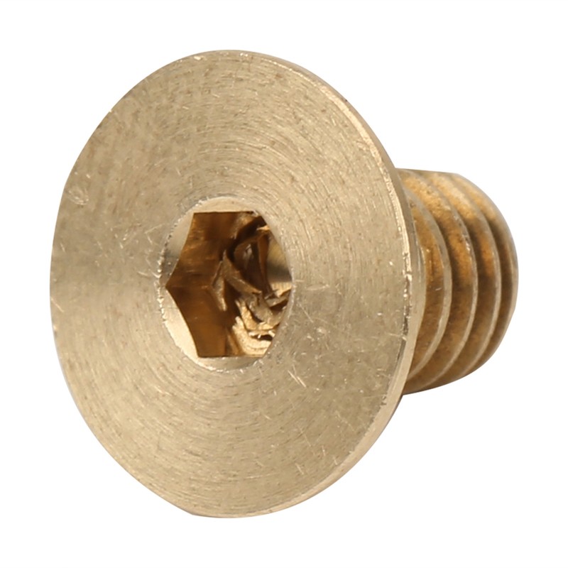 50Pcs Flat Hex Socket Screw M3 Pure Copper Countersunk Head