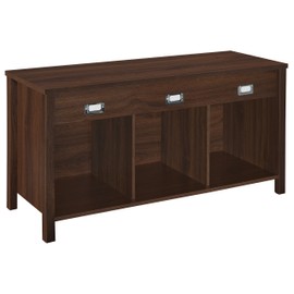 ClosetMaid 16051 Premium 3-Cube Bench, Dark Chestnut