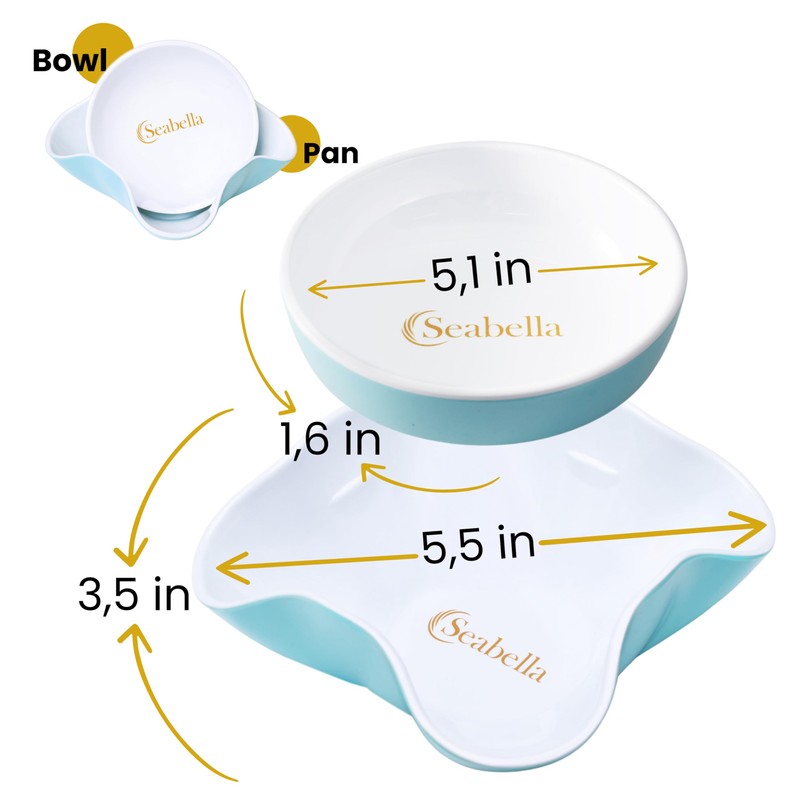 Seabella Stackable Party Snack Bowls , Pistachio & Peanut Bowls