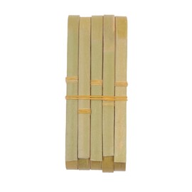 Tiardey 20PCS Bamboo Tongs Toast Tongs Natural Wooden Tongs for Cooking- Length 10CM