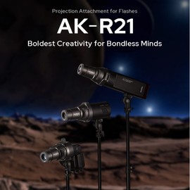 Godox AK-R21 Projection Attachment for Flashes for Godox V860III TT685II TT600 AD100PRO AD200 AD200pro Compatible with Canon/Nikon/Sony/Camera Flash Speedlight (AK-S)