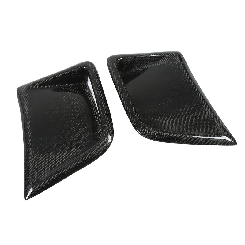 Carbon Fiber Front Bumper Side Vent Cover Replacement for STI
