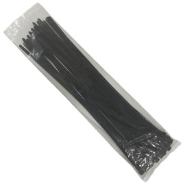 EzySup Extra Long Zip Ties,500mm x 4.8mm,22kg Tensile Strength,100 Pieces,Black