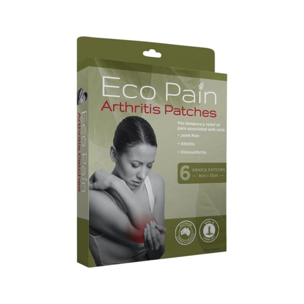 Byron Naturals with Eco Pain Arthritis Arnica Patches x 6 Pack