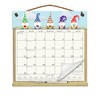 Wooden Refillable Gnomes Calendar Holder filled with a 2025 calendar