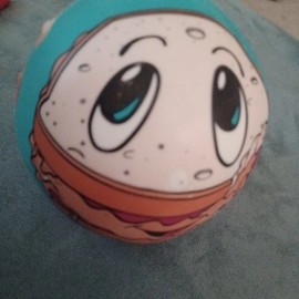 Hedstrom Inflatable Bouncing Rubber Ball Peanut Butter & Jelly Sand-which