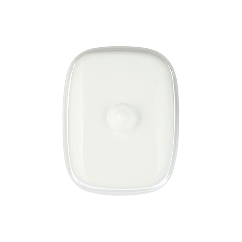 Villeroy & Boch Royal Butterdose Oberteil, Premium Bone Porzellan, Weiß