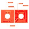Olaismln 2 Pcs Trim Marks Offset Ruler with Level, Trim