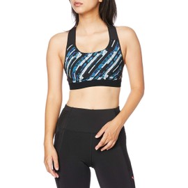 CW-X Wacoal HTY199 Women's Sports Bra, Bust Care, 5-Way Support, Sweat Absorbent, Quick Drying, Wireless, Marathon, GR