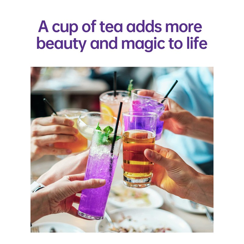 TeeLux Butterfly Pea Flower Tea, Non-GMO, Natural, Premium Dried Butterfly