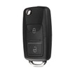 2 Button Car Remote Control Flip Folding Key Fob Shell