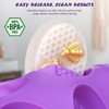 2Pcs Bee Honeycomb Soap Molds 6-Cavity Square Oval Silicone Mold