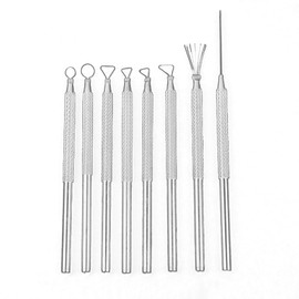 8Pcs Clay Modelling Tools,Pottery Sculpture Tool,Polymer Clay Needle Tool for Carving Sculpting