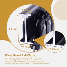 MaKefeile Bendable Ceiling Curtain Track Ceilings Mount or Wall Mounted Heavy-Duty Room Divider Curtains Rails for Living room Bedroom Shower Privacy RV Garage Dividers with Clips，Black 6 FT