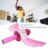 Kids Bluetooth Microphone Wireless LED Lights Wings Decoration USB Rechargeable