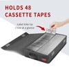 NUSWOR Stackable Tape Storage Boxes - Dust-proof Racks with Lid