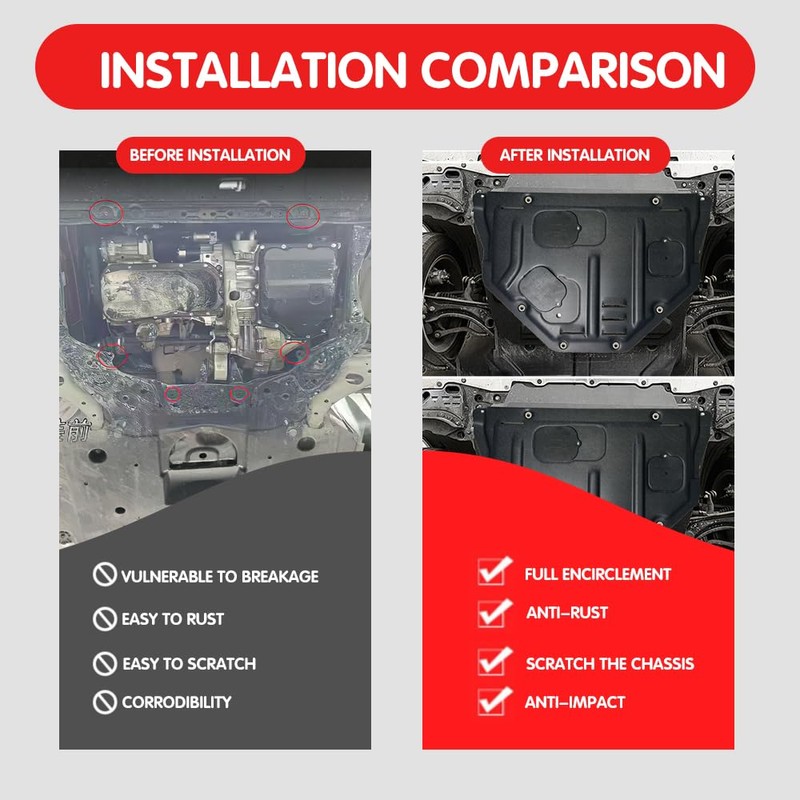 Front Engine Splash Shield Fit for Mazda 6 2014-2021 Engine