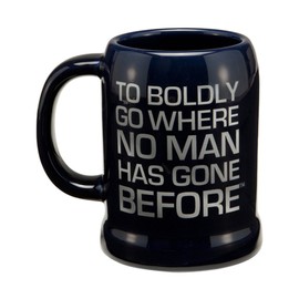 Vandor LLC 80879 Star Trek 20 oz Ceramic Stein, Blue