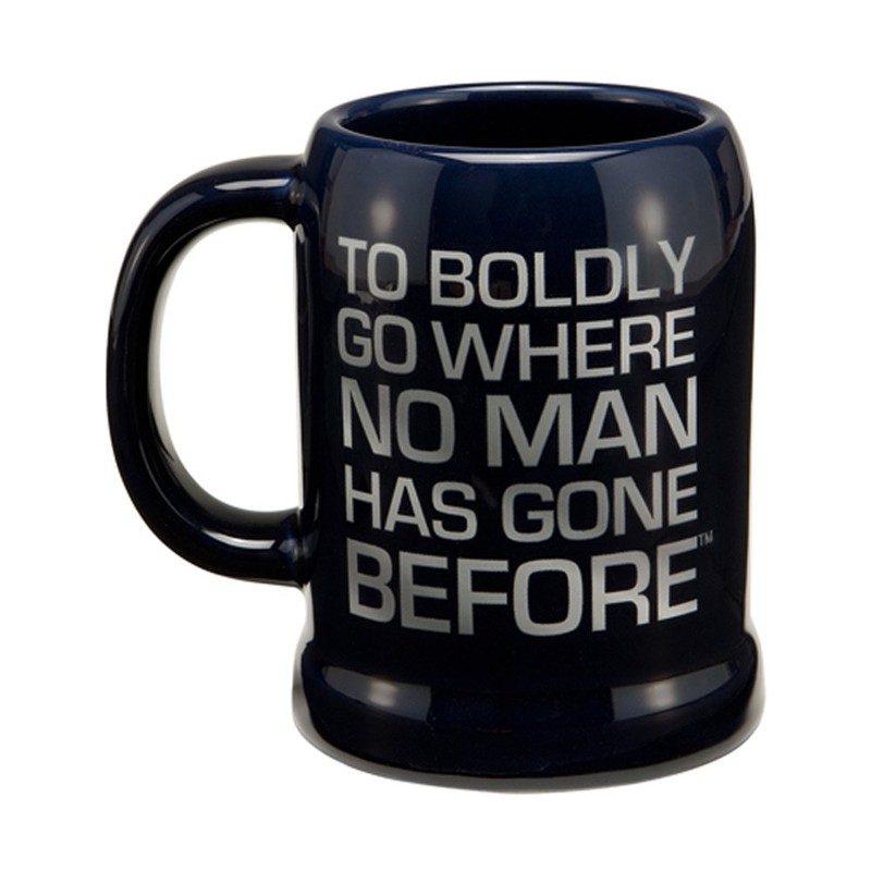 Vandor LLC 80879 Star Trek 20 oz Ceramic Stein, Blue