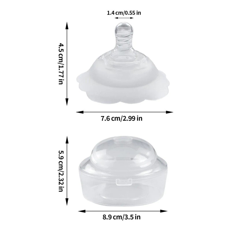 Protectores De Pezón De Silicona Para Lactancia