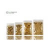 Jamo Solutions Transparent Flat Pouch with Zip Lock - Resealable
