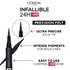 L'Oréal Paris Infaillible 27h Grip Precision Felt Liner, Brown, Eyeliner
